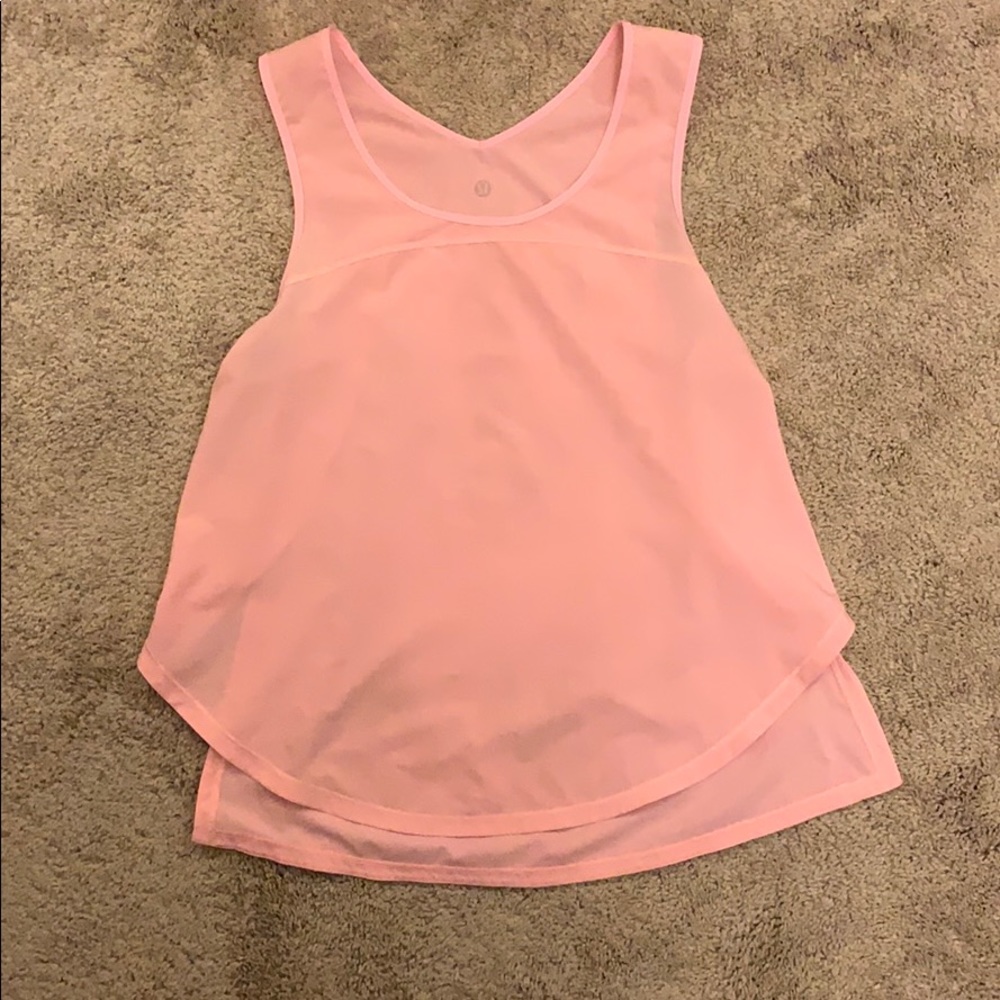 Pink lululemon top